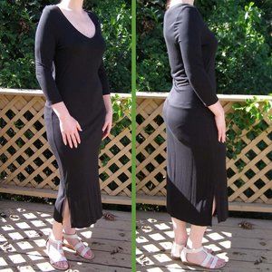 NEW Long sleeve Newport News Dress M 6-8 V-neck